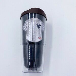 Tervis NY Yankee Baseball Shirts Tumbler 24 oz with Lid EUC